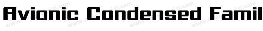 Avionic Condensed Family字体转换